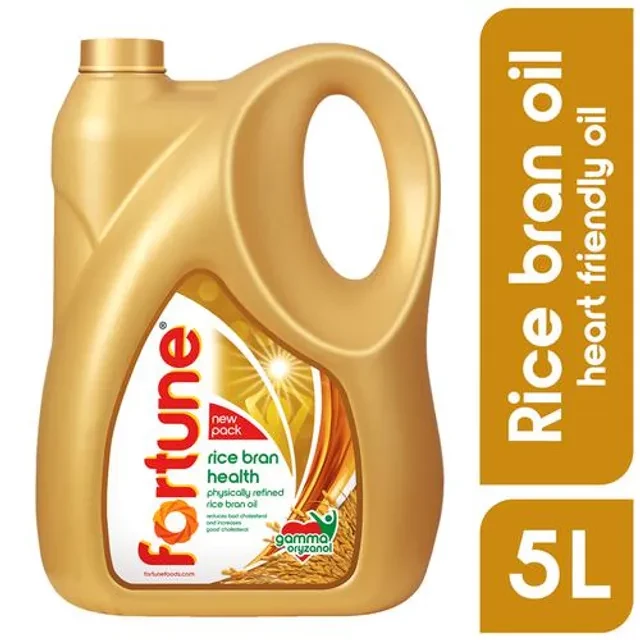 Fortune Refined Oil - Rice Bran, 5 L Can-1.webp